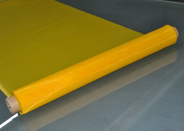 Polyester Serigrafi Kumaş 53T-55 Mikron Cam / Tekstil Baskı için
