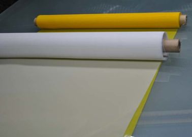 Beyaz / Sarı Polyester İpek Baskı Örgüsü, 300Mesh Polyester Cıvata Bezi
