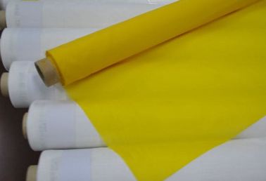 Polyester Serigrafi Mesh T-Shirt / Tekstil için 62 &quot;75 Micron 55 İplik