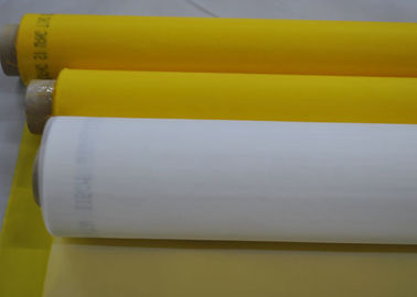 Polyester Serigrafi Kumaş 53T-55 Mikron Cam / Tekstil Baskı için