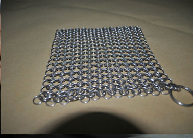304 Paslanmaz Çelik Zincir Metal Dökme Demir Temizleyici Dikdörtgen 10mm Mutfak için